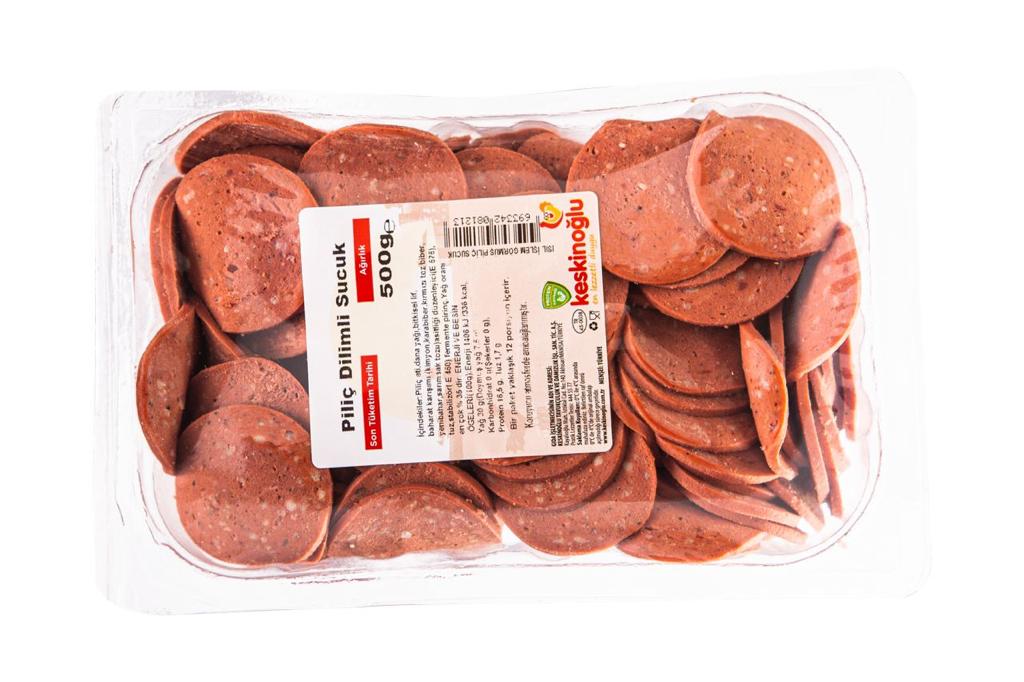 Sujuk in Hähnchenscheiben