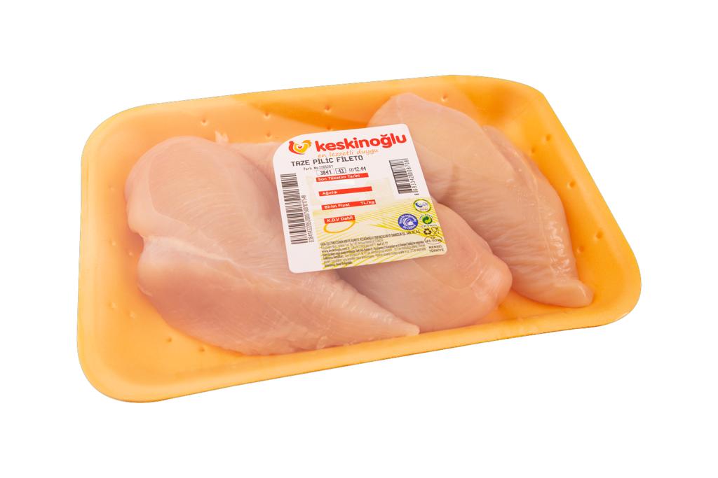 Fresh chicken fillets